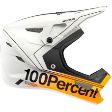 100 Bon 100% Kask full face 100% STATUS DH/BMX Helmet Carby Silver roz. XL (61-62 cm) (NEW)