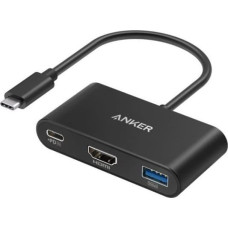 Anker HUB USB Anker Anker USB-C Hub 3w1 4K HDMI szary