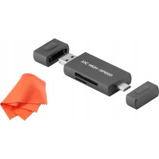 JJC Czytnik JJC Czytnik kart pamięci JJC USB / USB-C SD i microSD (SDXC, SDHC)