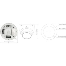 Dahua Technology Kamera IP Dahua Technology KAMERA IP IPC-HDW1839T-A-IL-0280B-S6 Smart Dual Light 8.3Mpx 4K UHD 2.8mm DAHUA