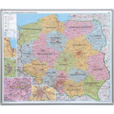 2X3 Tablica mapa administracyjna 102,5x120  alu23 -