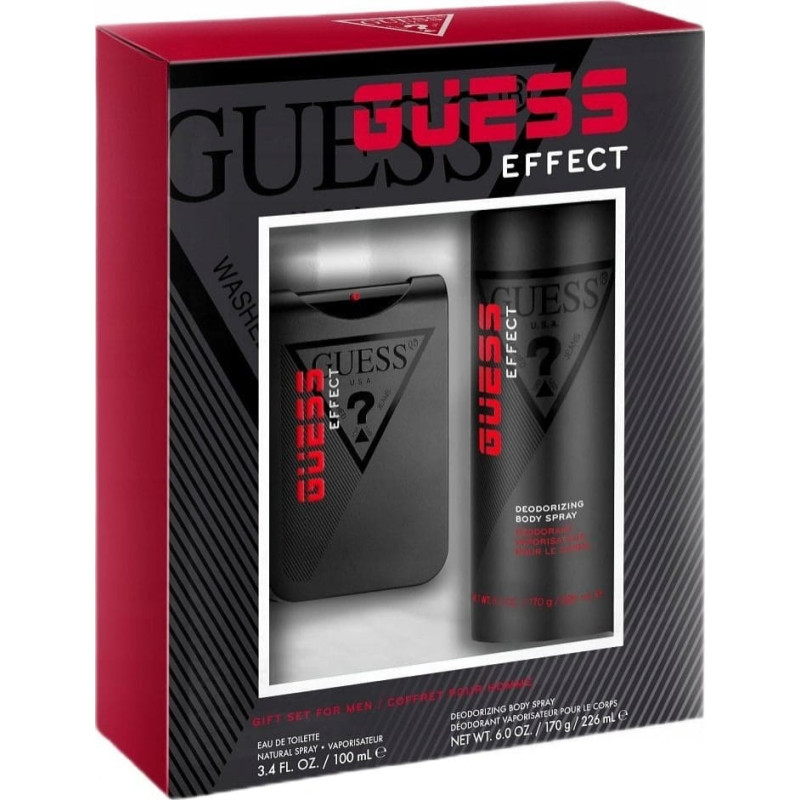 Guess SET GUESS Effect Men EDT spray 100ml + DEO spray 226ml