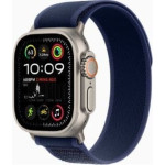 Apple Smartwatch Apple Apple Watch Ultra 2 GPS + Cellular 49mm Natural Titanium Case with Blue Trail Loop - M/L