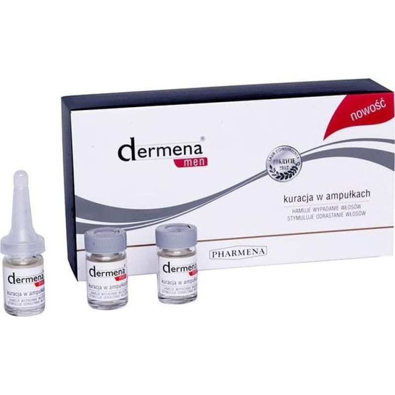 Dermena Hair Care Men kuracja hamująca wypadanie i stymulująca odrastanie włosów 15 x 5ml