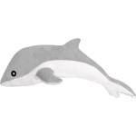 Leantoys Maskotka Pluszowy Delfin Szary 70 cm