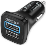 Choetech Ładowarka Choetech C0051 2x USB-A 3 A  (C0051 BLACK)