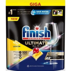 Finish Finish Powerball Ultimate Deep Clean and Shine Lemon  Tabletki do zmywarki  100 sztuk