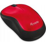 Equip Mysz Equip Equip Optische Maus kabellos USB Comfort         R+L rot