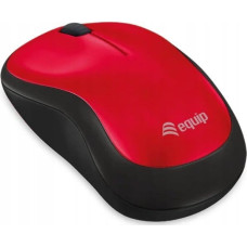 Equip Mysz Equip Equip Optische Maus kabellos USB Comfort         R+L rot