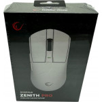 Rampage Zenith Pro mysz bezprzewodowa 26000 DPI biała + odbiornik 4 KHz PAW3395 BT 5.2