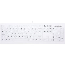 Cherry AK-C8100F-UVS-W/US klawiatura Medyczna USB QWERTY US English Biały