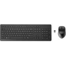 HP Klawiatura + mysz HP HP Wireless Rechargeable 950MK - Tastatur-und-Maus-Set - kabellos - 2.4 GHz - GB - fur Elite Mobile Thin Client mt645 G7, EliteBook 830 G6, Pro Mobile Thin Client mt440 G3