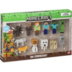 Rosa3D Figurka ROSA3D *****MINECRAFT 3D Erasers 12pack DeluxeBox 10951