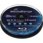 Mediarange BD-R, 6x, 25GB, 10 sztuk (MR499)