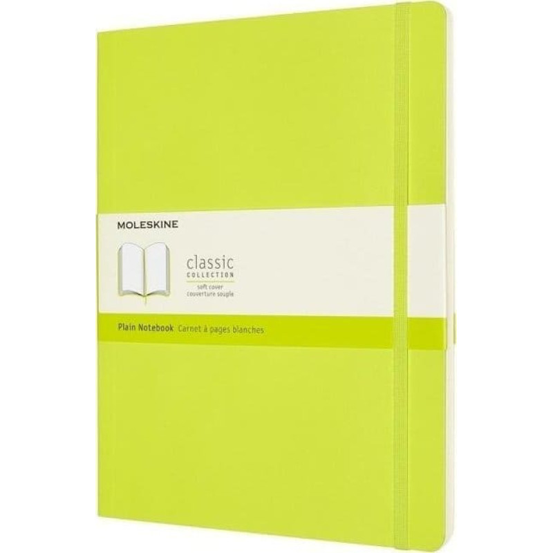 Moleskine Notes Classic XL 19x25 gładki 192str BR lemon gree