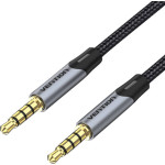 Vention Kabel Vention Kabel audio TRRS 3,5mm męski do męskiego kabla Aux 1,5m Vention BAQHG Szary