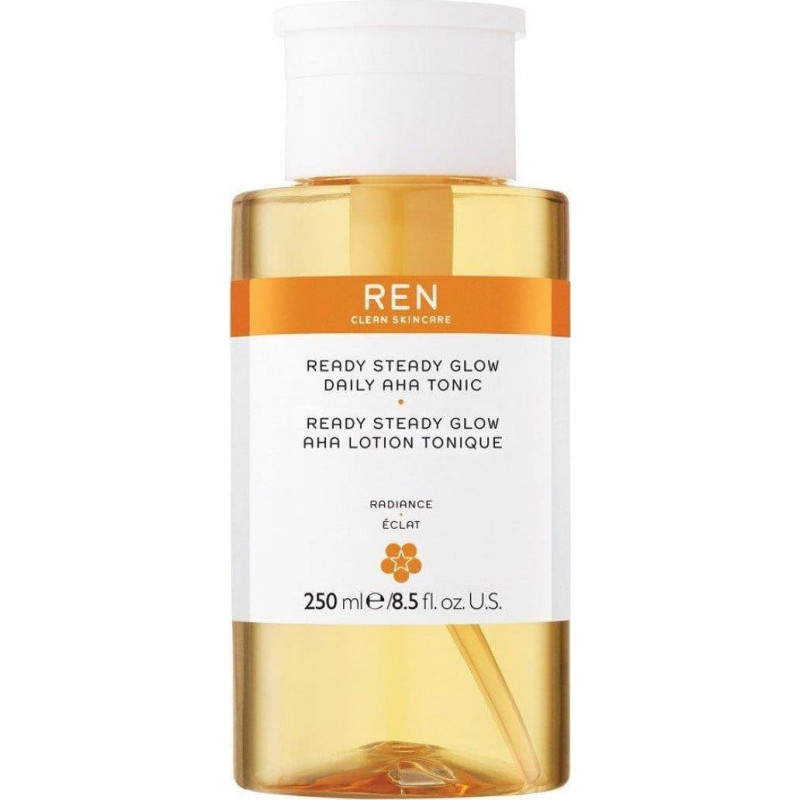 REN Clean Skincare Ready Steady Glow Daily AHA Tonic odnawiający tonik do twarzy 250ml