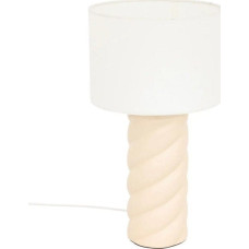 Atmosphera Lampa stołowa ceramiczna beż Enrica 44 cm