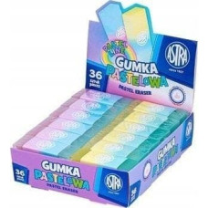 Astra Gumka dwukolorowa Pastel Line (36szt) ASTRA