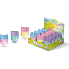 Cricco Temperówka podwójna owalna pastel (12szt) CRICCO