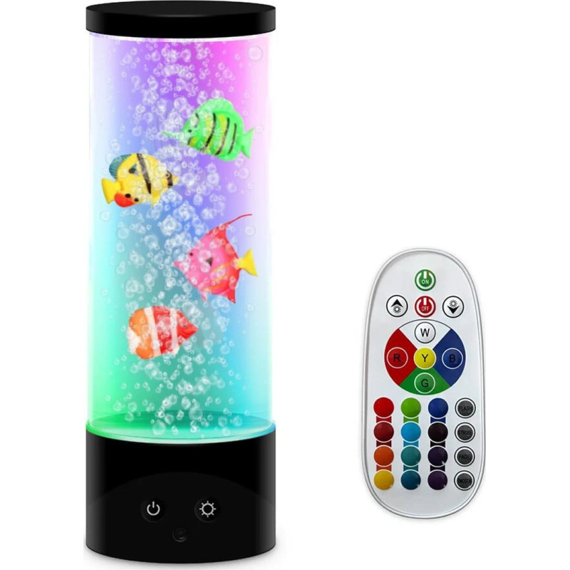 Nielsen_Light Fiske lampe med fjernbetjening H: 28cm