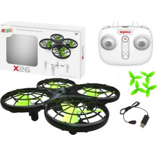 Leantoys Zdalnie Sterowany Dron X26 SYMA Czarny EDUKAMP