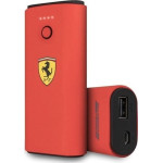 Ferrari Powerbank Ferrari Ferrari Powerbank FESPBAS50RE 5000 mAh czerwony/red On Track uniwersalny