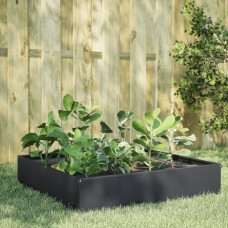 Vidaxl vidaXL Podwyższona donica, antracytowa, 100x100x33,5 cm, stal