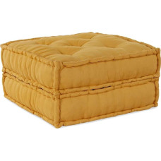 Vidaxl Puf modułowy, żółty, 70x70x36, tkanina