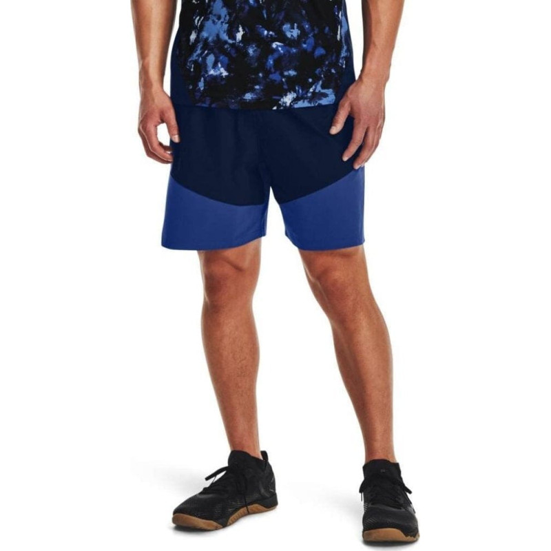 Under Armour Under Armour Knit Woven Hybrid Shorts 1366167-408 Granatowe L