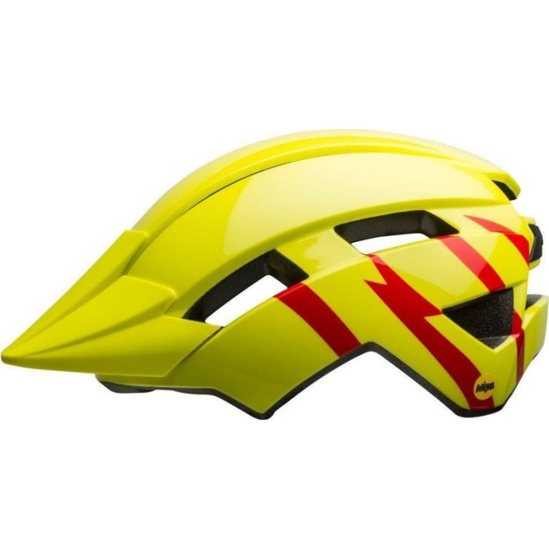 Bell Kask juniorski BELL SIDETRACK II strike gloss hi-viz red roz. Uniwersalny (50–57 cm) (NEW)