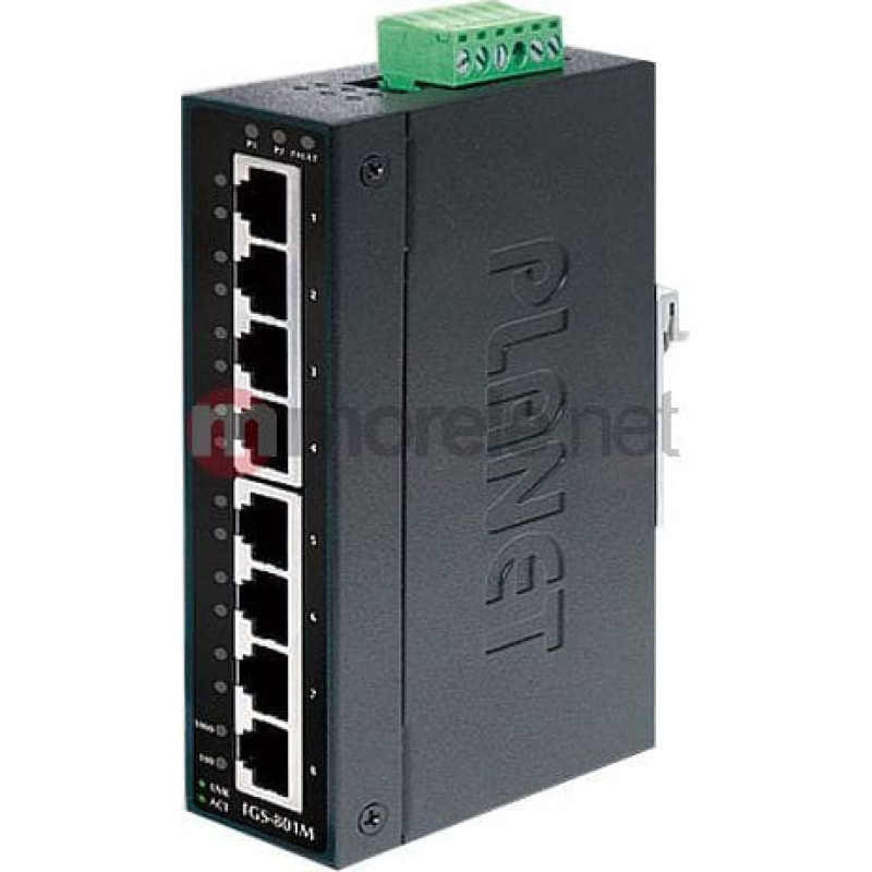 Planet IGS-801M network switch Managed L2/L4 Gigabit Ethernet (10/100/1000) 1U Blue