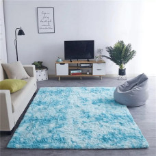 Strado Dywan Ombre Shaggy Strado 60x90 OmbreBlue (Jasny Niebieski) uniwersalny