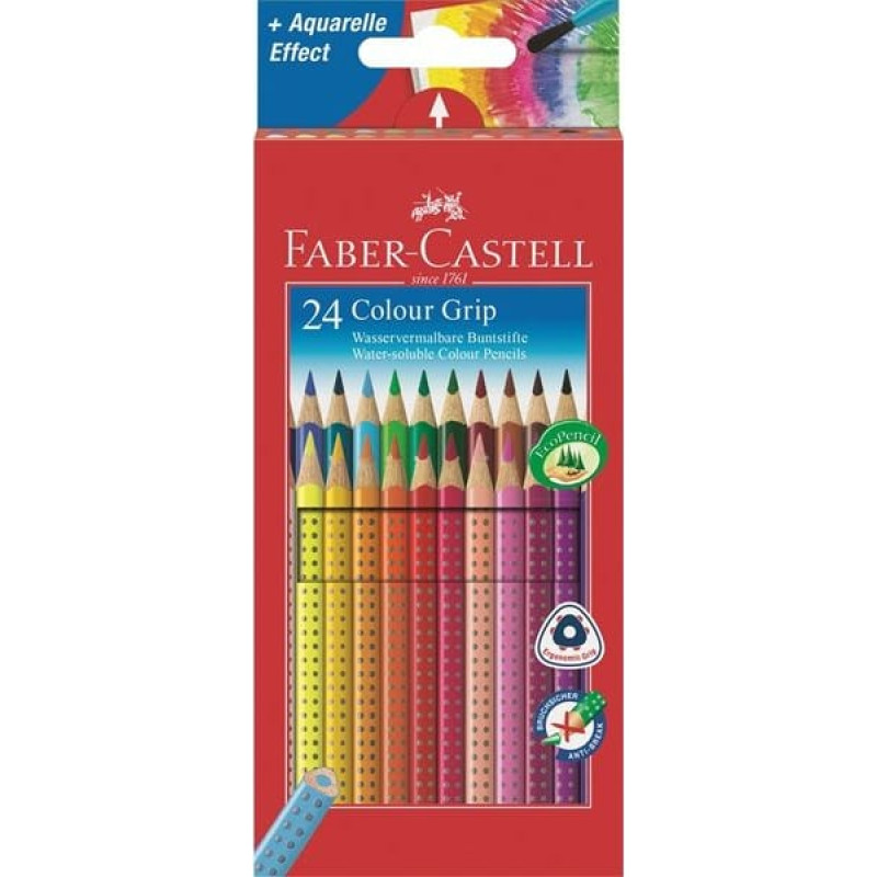 Faber-Castell Kredki oĹ‚Ăłwkowe Grip 24 kolory