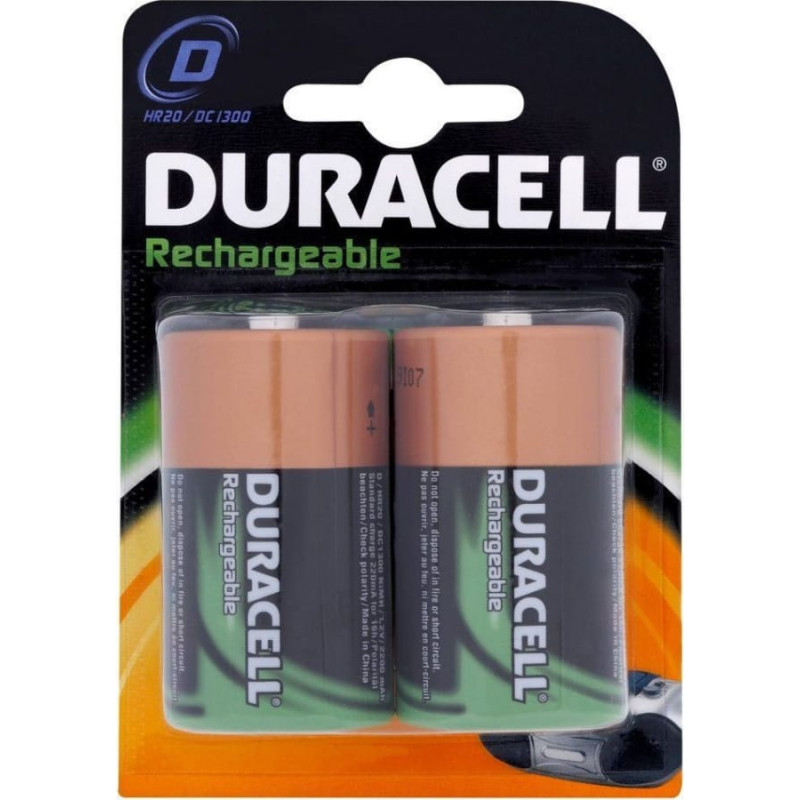 Duracell Akumulator D / R20 2200mAh 2 szt.