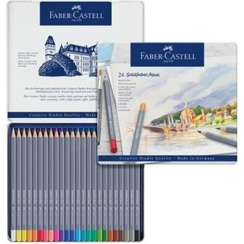 Faber-Castell Kredki akwarelowe Goldfaber 24 kol. (114624)