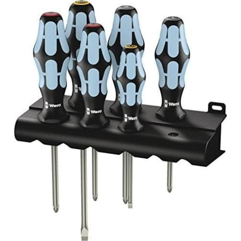 Wera Wera 3334/3350/3355/6 Rack - Screwdriver set, stainless steel