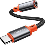 Mcdodo Adapter USB Mcdodo USB-C - Jack 3.5mm Srebrny  (CA-7561)