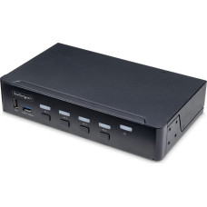 Startech Przełącznik StarTech StarTech P4AD122-KVM-SWITCH przełącznik KVM Możliwości montowania w stelażu Czarny