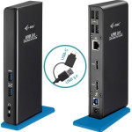 I-Tec Stacja/replikator I-TEC i-tec U3DUALHDMIDOCKUK stacja dokująca Przewodowa USB 3.2 Gen 1 (3.1 Gen 1) Type-A Czarny