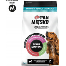 Pan Mięsko PAN MIĘSKO Specjalne potrzeby Derma & Immune (dorosły) chrupki M - Karma sucha dla psa - 3kg