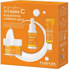 Floslek FLOSLEK Zestaw prezentowy Vitamin C (krem anti aging 50ml+krem pod oczy 30ml+serum 30ml)