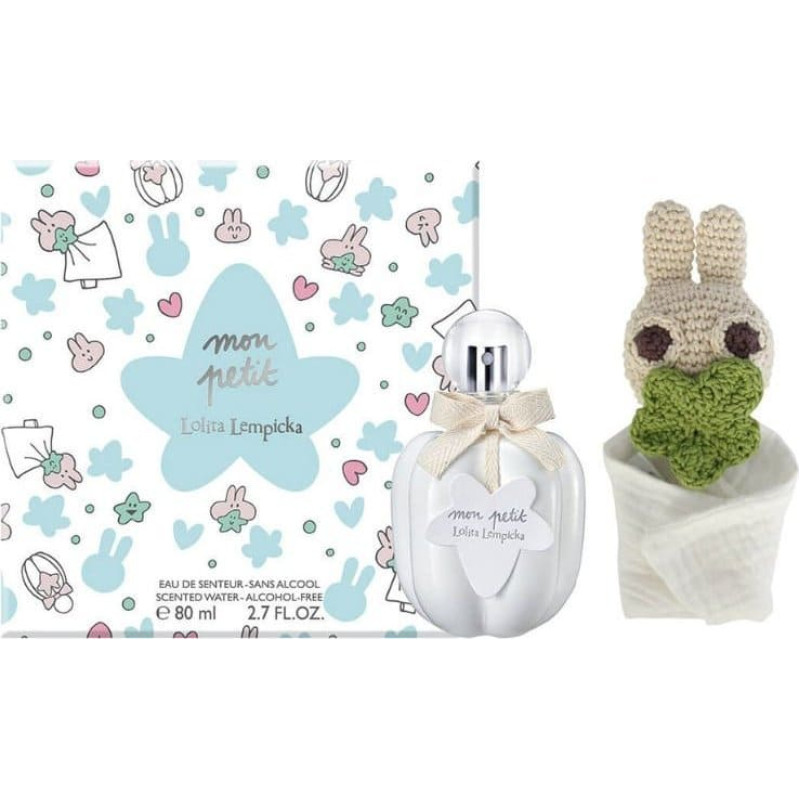 Lolita Lempicka Set Lolita Lempicka: Mon Petit, Scented Spray, For Women, 80 ml + Mon Petit, Bunny, Collectible Plush Toy For Women