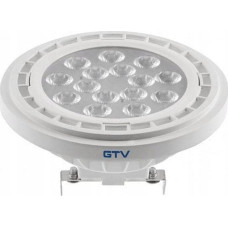 GTV Żarówka LED GTV LD-AR11145-30 12W G53 AR111 12V 12XPOWER led 3000K, kąt 45* 950 lm, szybka przezroczysta