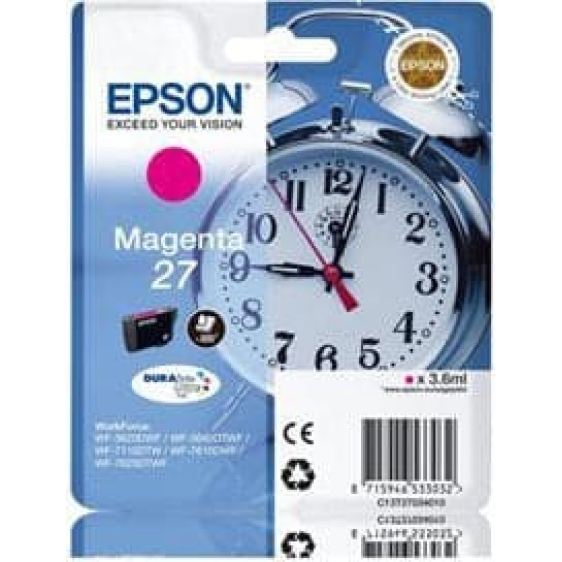 Epson Tusz Epson Magenta 27 DURABrite UltraInk (C13T27034010)