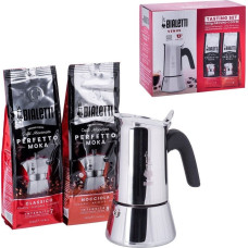 Bialetti Kawiarka Bialetti Bialetti Venus 6tz + kawa Nocciola 250g + kawa Classico 250g (zestaw)