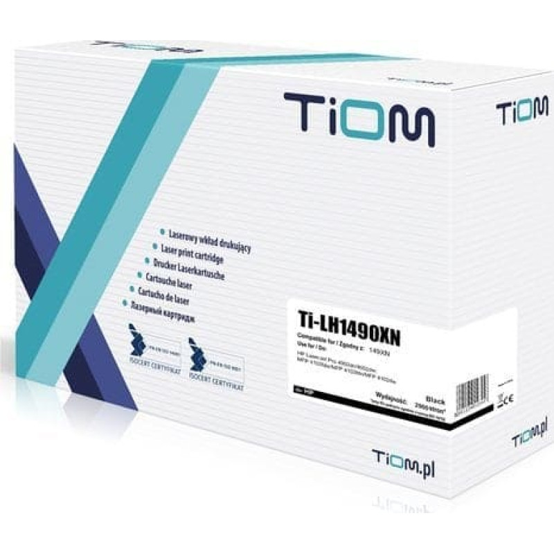 Tiom Toner Tiom Toner Tiom do HP 149XN | W1490X | 9500 str. | black