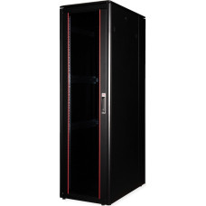 Roline Szafa Roline ROLINE Netzwerkschrank Pro 48,26cm 19Zoll 42 HE 600x1000 BxT Glast�r schwarz