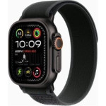 Apple Smartwatch Apple Apple Watch Ultra 2 GPS + Cellular 49mm Black Titanium Case with Black Trail Loop - M/L