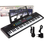 Leantoys Keyboard MQ-6112 Mikrofon Uchwyt Na Nuty 61 Klawiszy